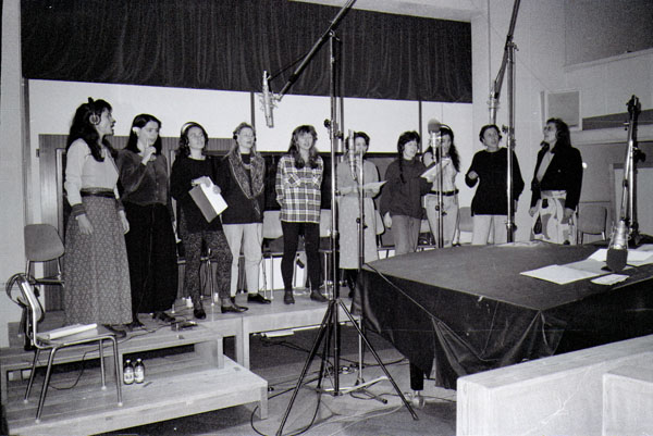  Im Studio Für das erste Album 