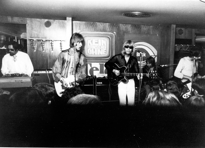  Letzte Formation kurz vor meinem Austritt v.l.n.r.: Fritz Trippel, Rolf Antener, Toni Vescoli, Düde Dürst und Peter Rietmann 